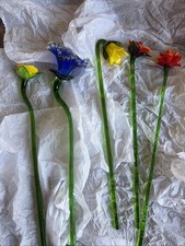 Vtg Murano Style Lot 5 Hand