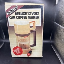 Vintage 70’s Travel 12v Tea Coffee Maker Tinned Canned Food Warmer Camping