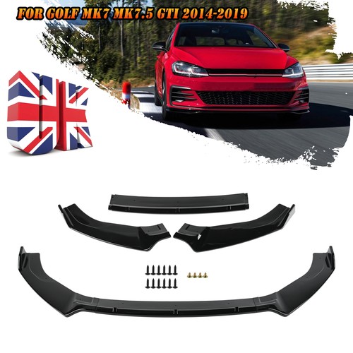Glossy front bumper lip body - front,