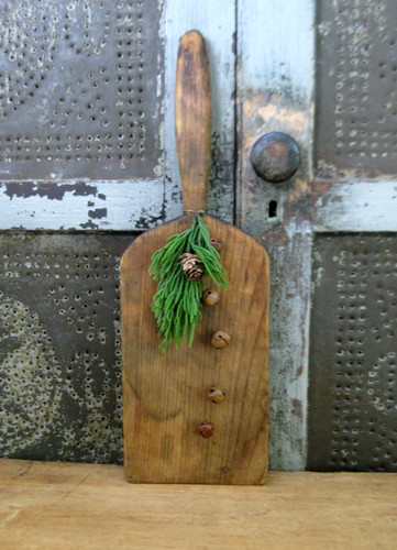Early antique wood bread - antique,