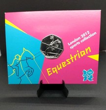  2011 50p Equestrian Carded