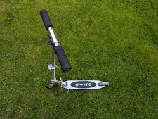 Micro Scooter Speed Classic Silver, Black & Blue Push Scooter