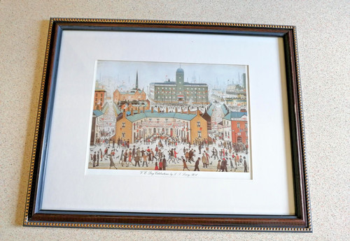 Lowry framed print ve - lowry, "ve