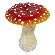 Garden Mushroom Ornament Red