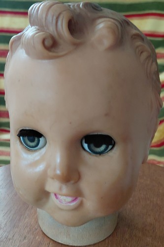 Vtg rubber baby doll - vtg,