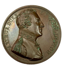 1813 battle vittoria medal - vittoria,