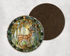 Spring Deer Misty Forest