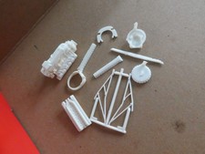 AIRFIX SPITFIRE MK1a Vintage (White)1/24 Scale ENGINE PARTS PART BUILT