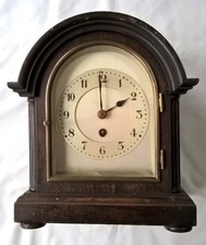 Antique 8-Day Junghans Mantel Clock With Pendulum – Working Order