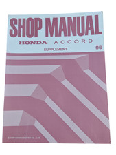 Honda Accord Supplement 1996