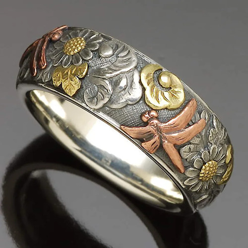 Retro carved flower - uk,