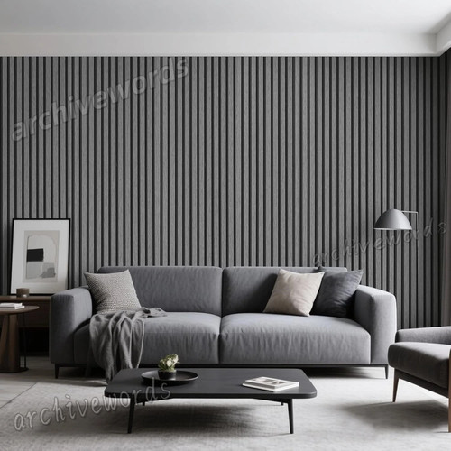 Wooden slat panelling - wooden,