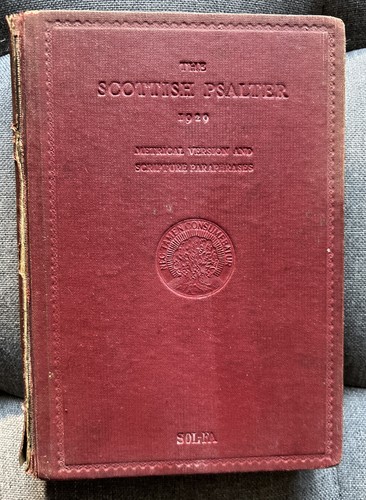 Scottish psalter 1929 metrical - scottish,