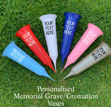 Personalised Grave Vase Flower Pots Memoiral Vase Graveside Cremation vase