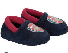 BNWT UK SIZE 4 EUR 37 BOYS GIRLS ARSENAL SLIPPERS OFFICIAL MERCHANDISE FOOTBALL