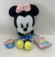 Disney Baby Minnie Mouse On The Go Activity Plush Perfect For Baby Stroller NWT