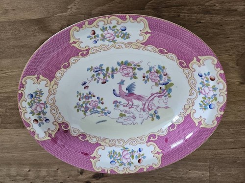 Vintage minton pink cockatrice - vintage,