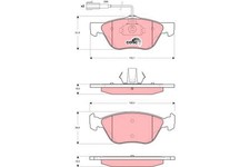 FRONT BRAKE PAD SET DISC BRAKE