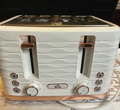 Homcom slice toaster - homcom,