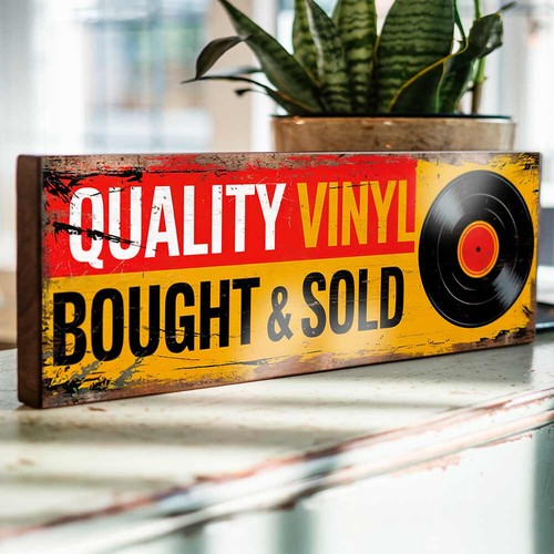 Quality vinyl retro shop sign - shop,