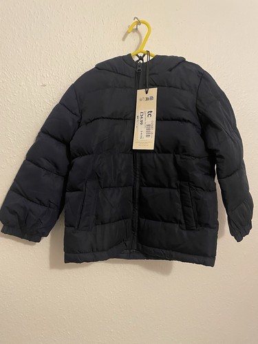 Child navy hooded coat - child’s,