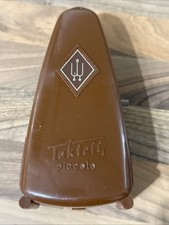 Vintage Wittner Prazision Taktell Piccolo Metronome (Brown) Made In Germany 6”