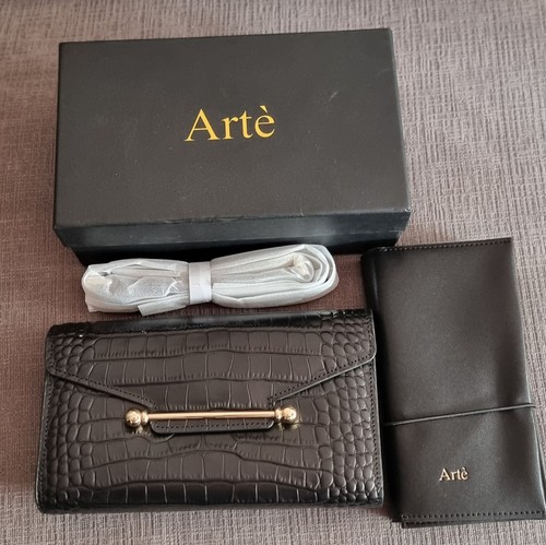 Arte black leather - leather, multrees