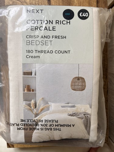 Cream cotton rich plain - cotton, duvet