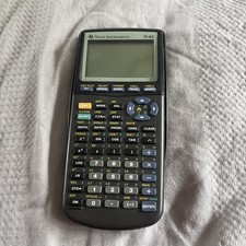 Retro 1999 TEXAS Instruments TI-83 Graphics Calculator in Good Working Condition