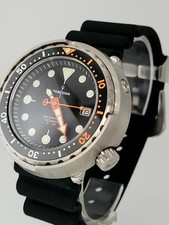 Poseidon 50mm Black Divers Watch 'Tuna' NH35 Seiko TMI Auto Movt  300m 1 Of 5