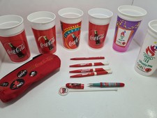 Vintage Coca Cola Plastic Cups