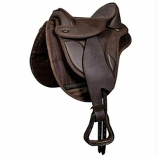 New  English Treeless Horse Saddle Tack Size (16 to 18) inches.black or brown