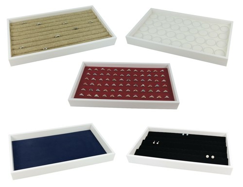 White stackable inch - stackable,