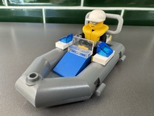 LEGO 30011 Police Dinghy – Complete, No Instructions, Very Good Condition