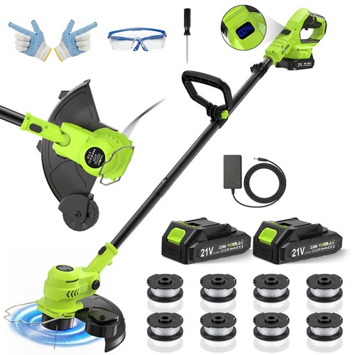 Voerjia cordless grass trimmer - grass,