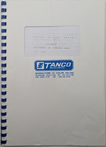 Tanco silage grabs - silage,
