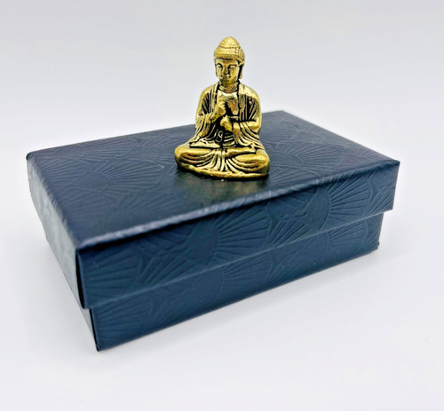 Solid brass buddha statue - buddha,