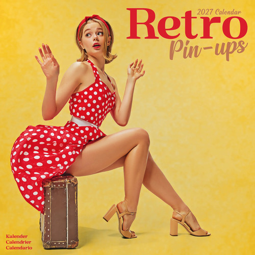 Retro pin ups - pin,