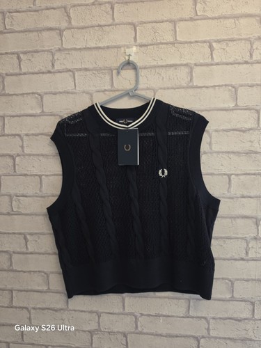 Fred perry mesh cable - cable, knit