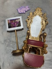 Bratz Princess Throne and Tv playset rare 