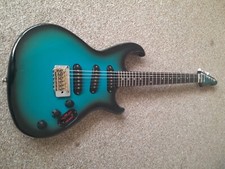 Aria Pro II RS Elite 1983 Blue Burst Superstrat Made in Japan Matsumoku