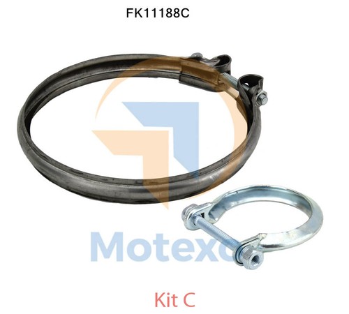 Fk11188c exhaust fitting kit - fitting,