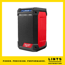 Milwaukee M12RCDAB+0 12V Radio & Charger Bare Unit - Black/Red