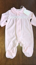 Zip Zap Pink Velour One Piece