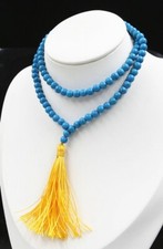 6mm Turquoise Stone Mala Prayer Beads 108, Buddhist, meditation Eliminate worry