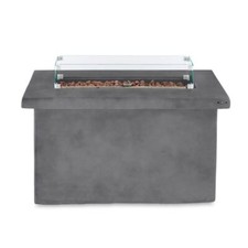 Tower Large Magna Rectangular Gas Fire Pit, Magnesium Oxide, Grey T978529