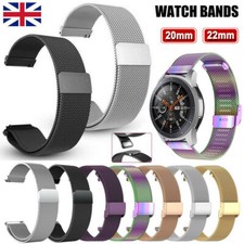 Various Stainless Steel Watch Band Strap Bracelet Metal Wristband Loop 20mm 22mm