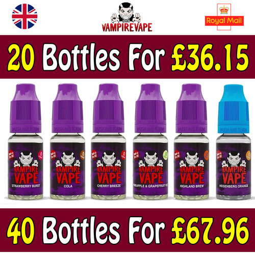 Vampire vape liquid 20x10ml - liquid,