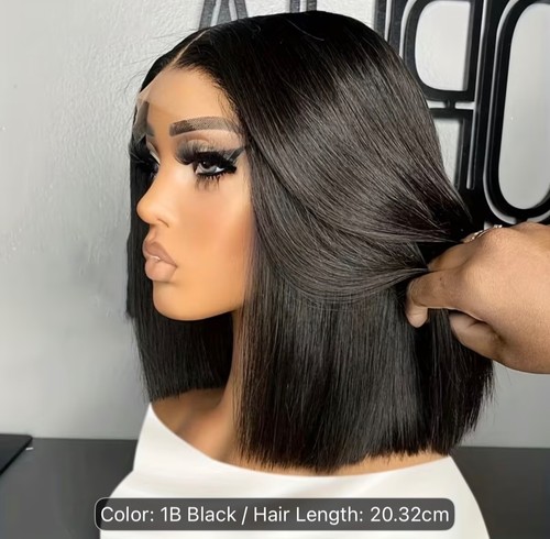 Short bob wig - short, 13x4