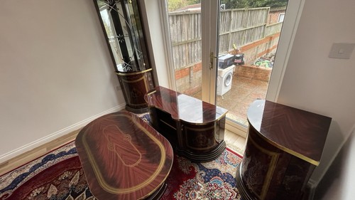 Italian display cabinet set - italian,